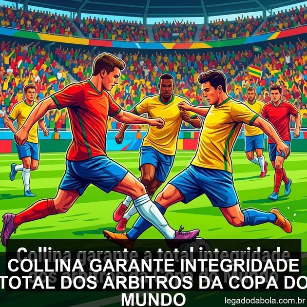 Collina garante integridade total dos árbitros da Copa do Mundo