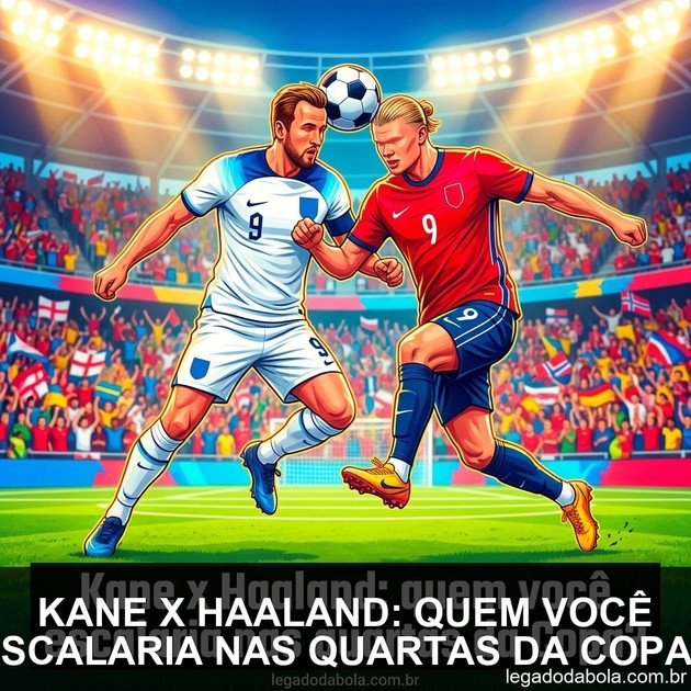Kane x Haaland: quem você escalaria nas quartas da Copa?