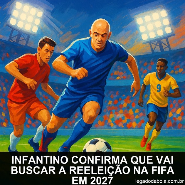 Infantino confirma que vai buscar a reeleição na FIFA em 2027