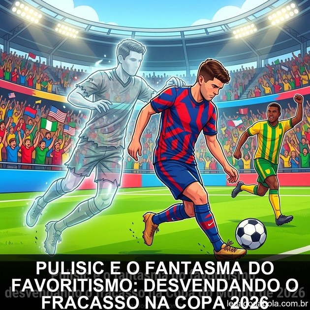 Pulisic e o fantasma do favoritismo: desvendando o fracasso na Copa 2026