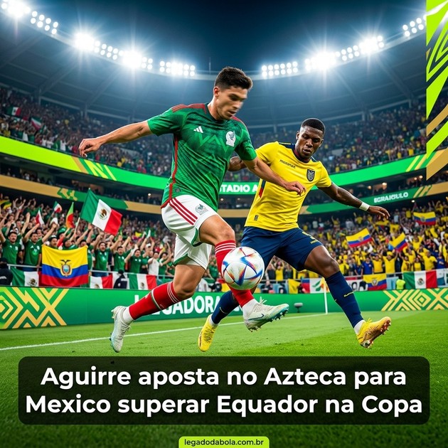 Aguirre aposta no Azteca para Mexico superar Equador na Copa