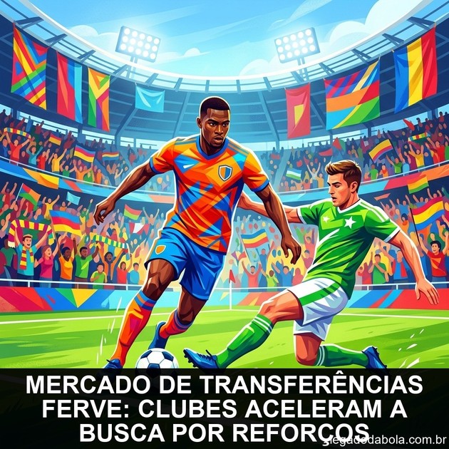 Mercado de transferências ferve: clubes aceleram a busca por reforços