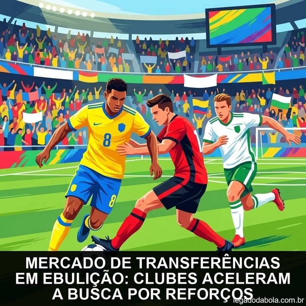 Mercado de transferências em ebulição: clubes aceleram a busca por reforços