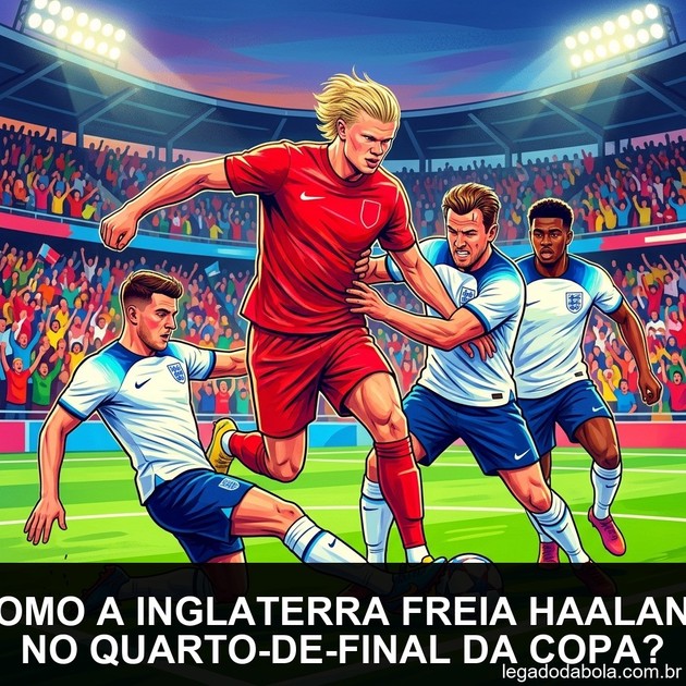 Como a Inglaterra freia Haaland no quarto-de-final da Copa?