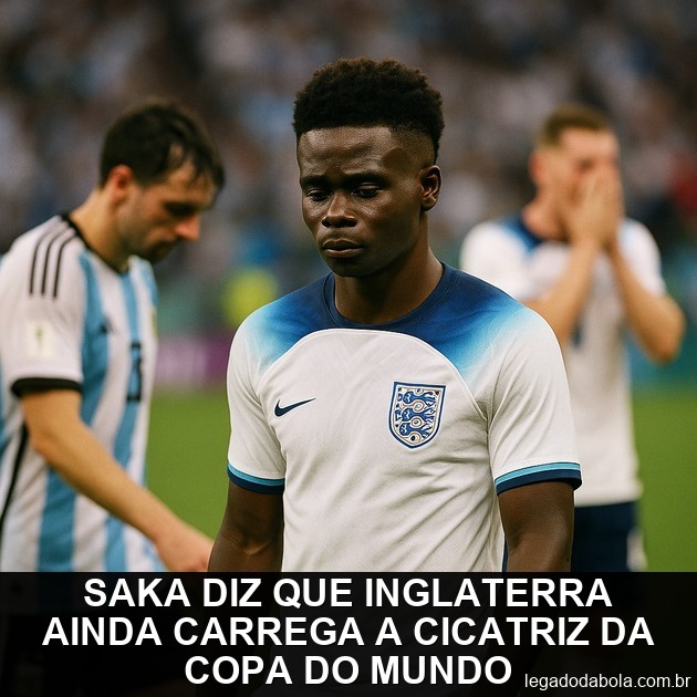 Saka says England still carry the scar of their World Cup exit