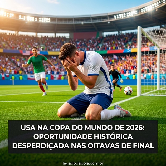 EUA na Copa 2026: oportunidade histórica desperdiçada nas oitavas