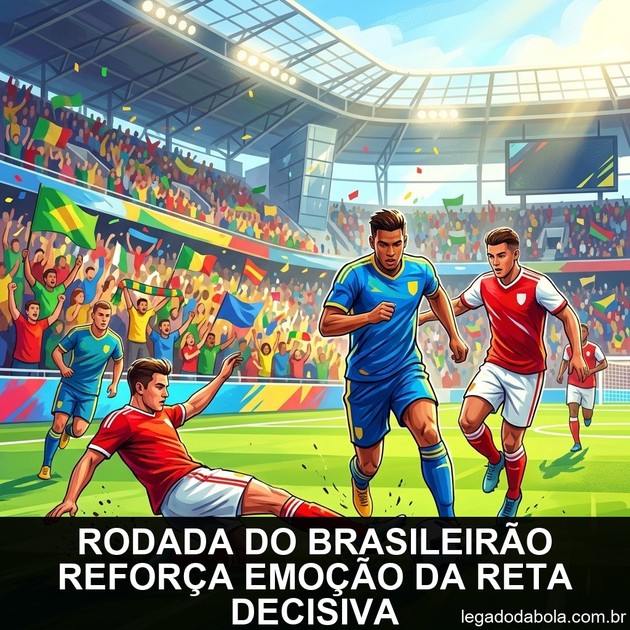 Rodada do Brasileirão Reforça Emoção da Reta Decisiva