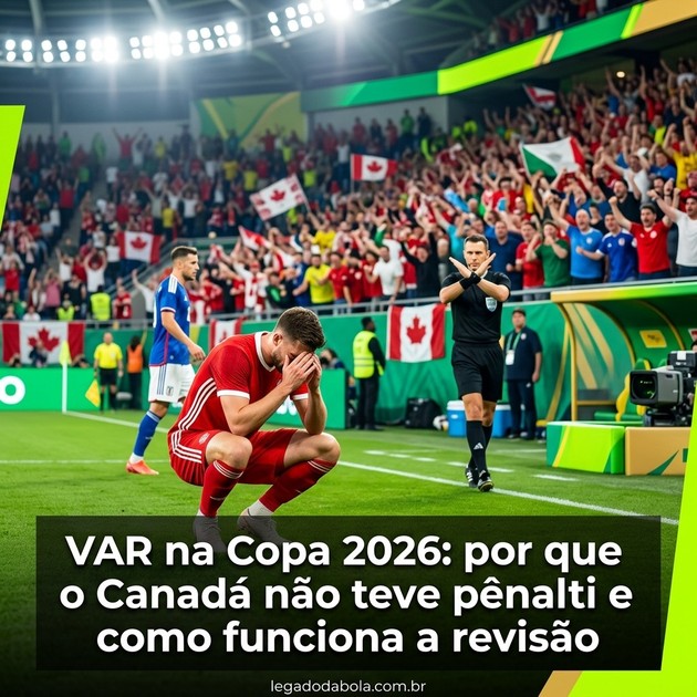 VAR na Copa 2026: por que o Canadá não teve pênalti e como funciona a revisão