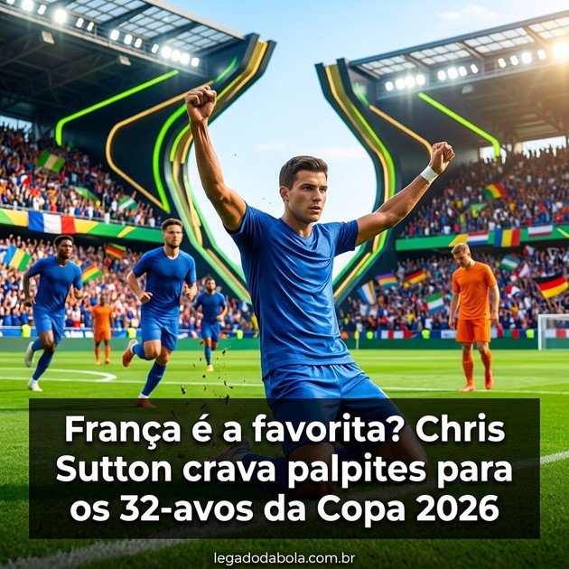 França é a favorita? Chris Sutton crava palpites para os 32-avos da Copa 2026