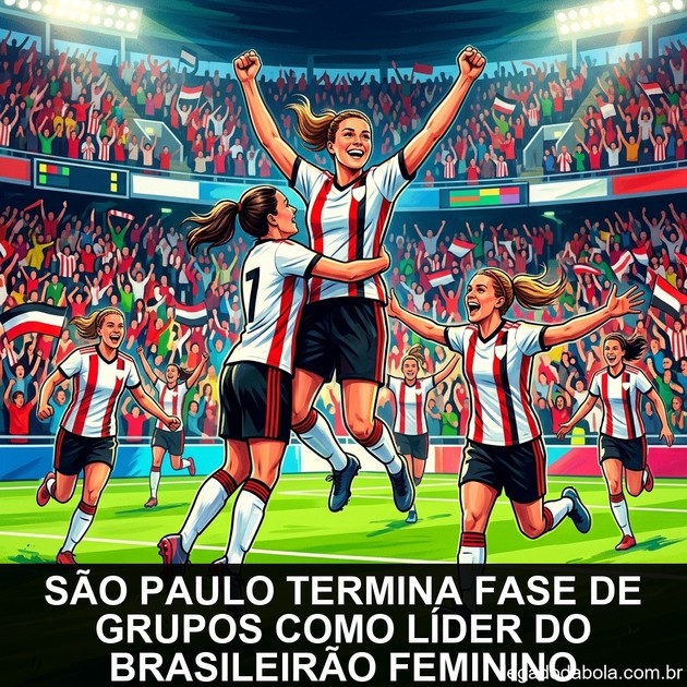 São Paulo termina fase de grupos como líder do Brasileirão Feminino