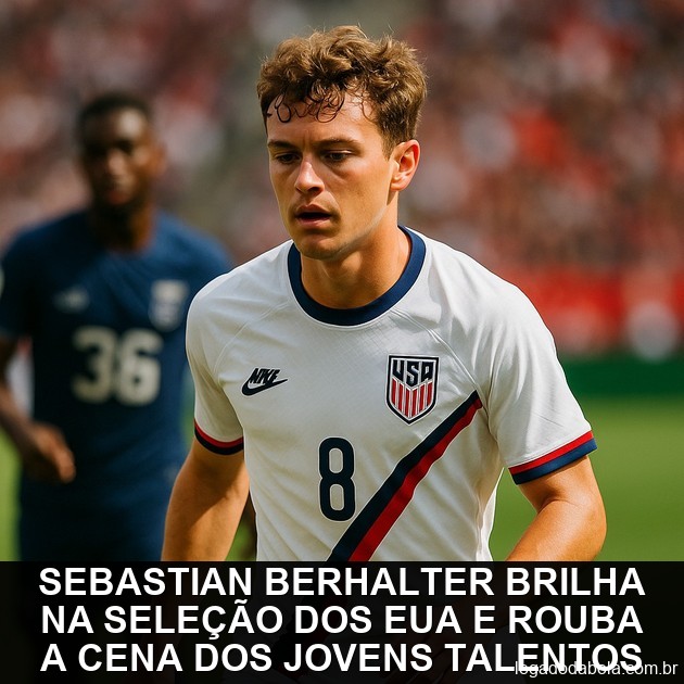 Sebastian Berhalter brilha na seleção dos EUA e rouba a cena dos jovens talentos
