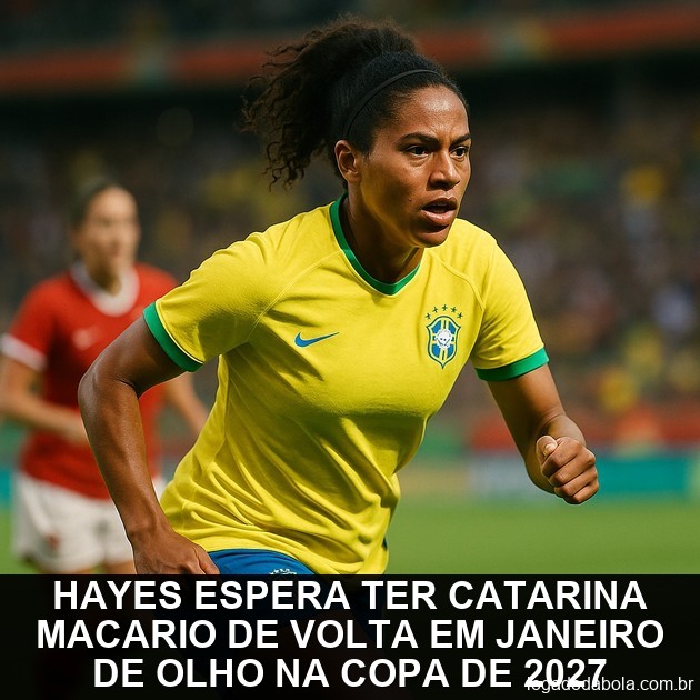 Hayes espera ter Catarina Macario de volta em janeiro de olho na Copa de 2027