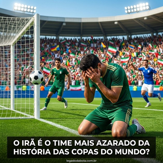 O Irã é o time mais azarado da história das Copas do Mundo?