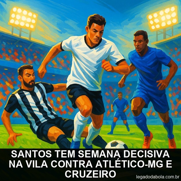 Santos Faces Busy Week at Home Against Atletico-MG and Cruzeiro