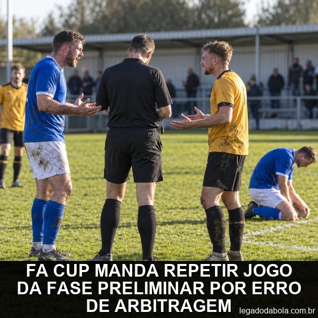 FA Cup orders qualifying tie replay after referee's error