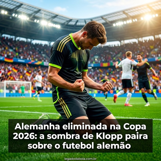 Alemanha eliminada na Copa 2026: a sombra de Klopp paira sobre o futebol alemão