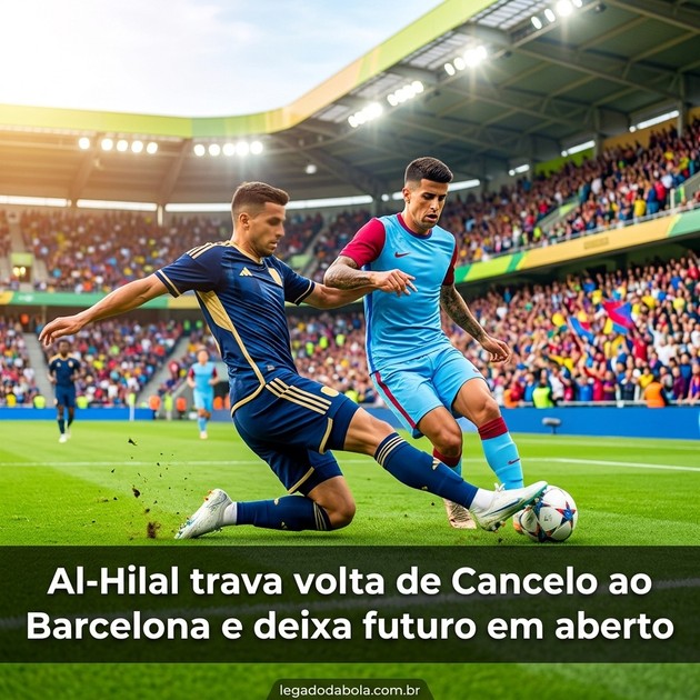 Al-Hilal trava volta de Cancelo ao Barcelona e deixa futuro em aberto
