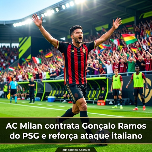 AC Milan contrata Gonçalo Ramos do PSG e reforça ataque italiano