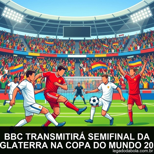 BBC transmitirá semifinal da Inglaterra na Copa do Mundo 2026