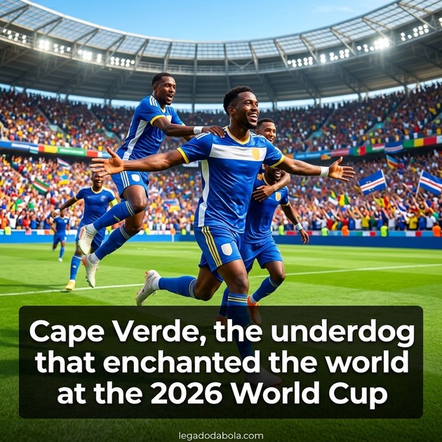 Cabo Verde, o azarão que encantou o mundo na Copa de 2026