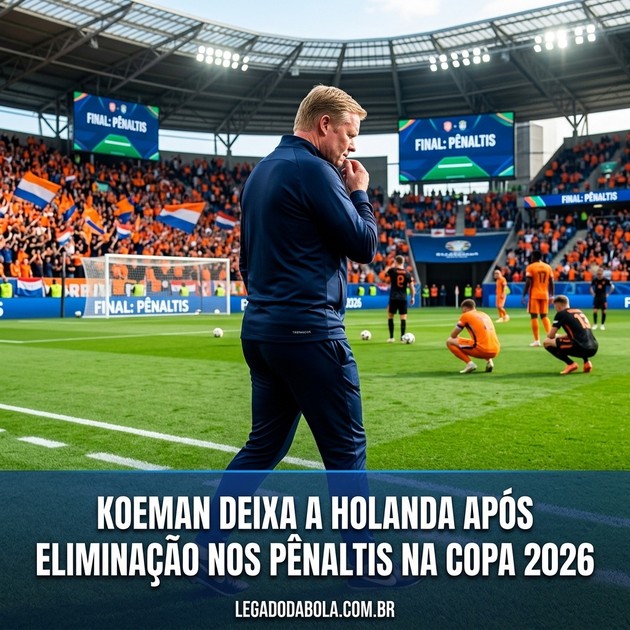 Koeman deixa a Holanda após eliminação nos pênaltis na Copa 2026