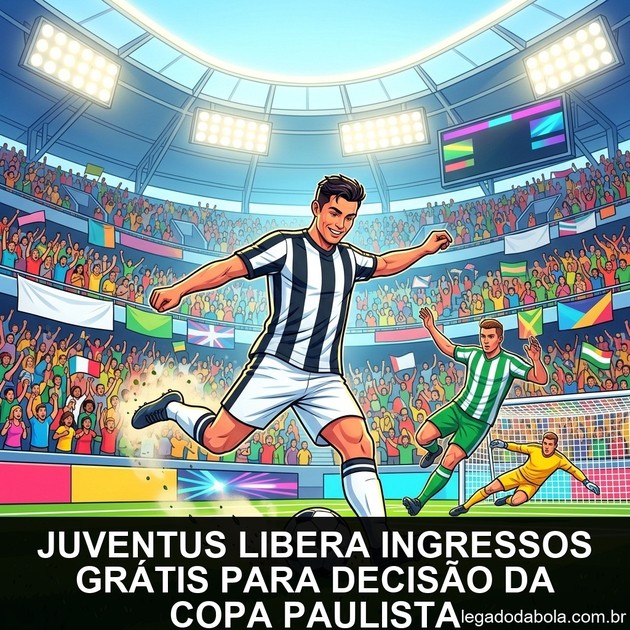 Juventus libera ingressos grátis para decisão da Copa Paulista
