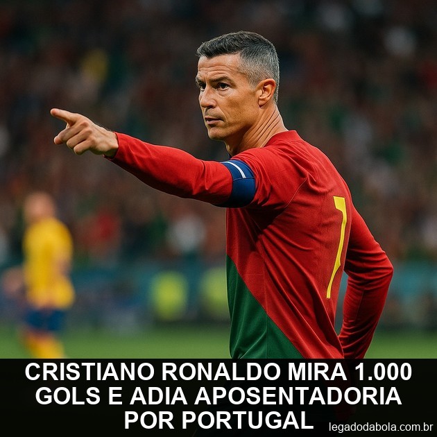 Cristiano Ronaldo targets 1,000 goals and delays retirement for Portugal