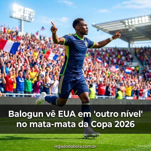 Balogun vê EUA em 'outro nível' no mata-mata da Copa 2026